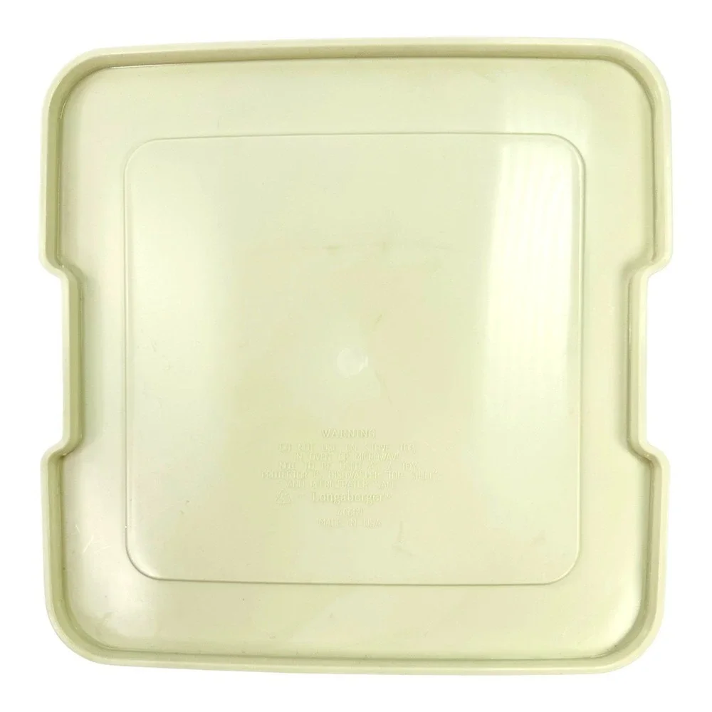 Longaberger 8x8 Serving Solution Hard Plastic Protector With‎ Lid